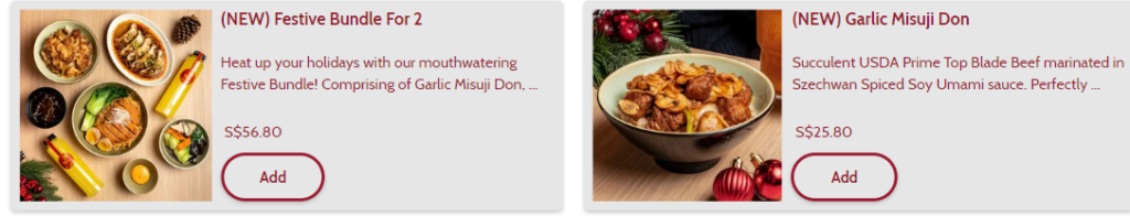 CHEN’S MAPO TOFU HOME FOR THE HOLIDAY MENU WITH PRICES