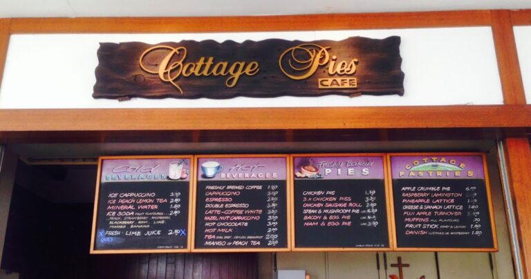 Cottage Pies Menu Singapore With Updated Prices 2024