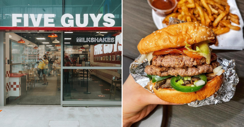 Five Guys Menu Singapore With Updated Prices 2024