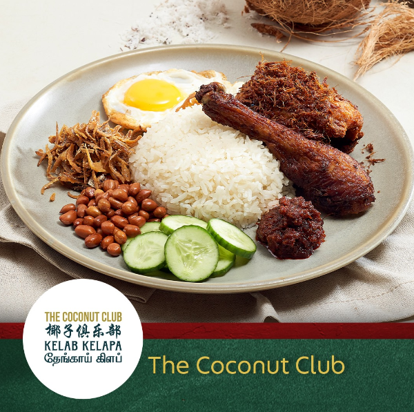 The Coconut Club Menu singapore