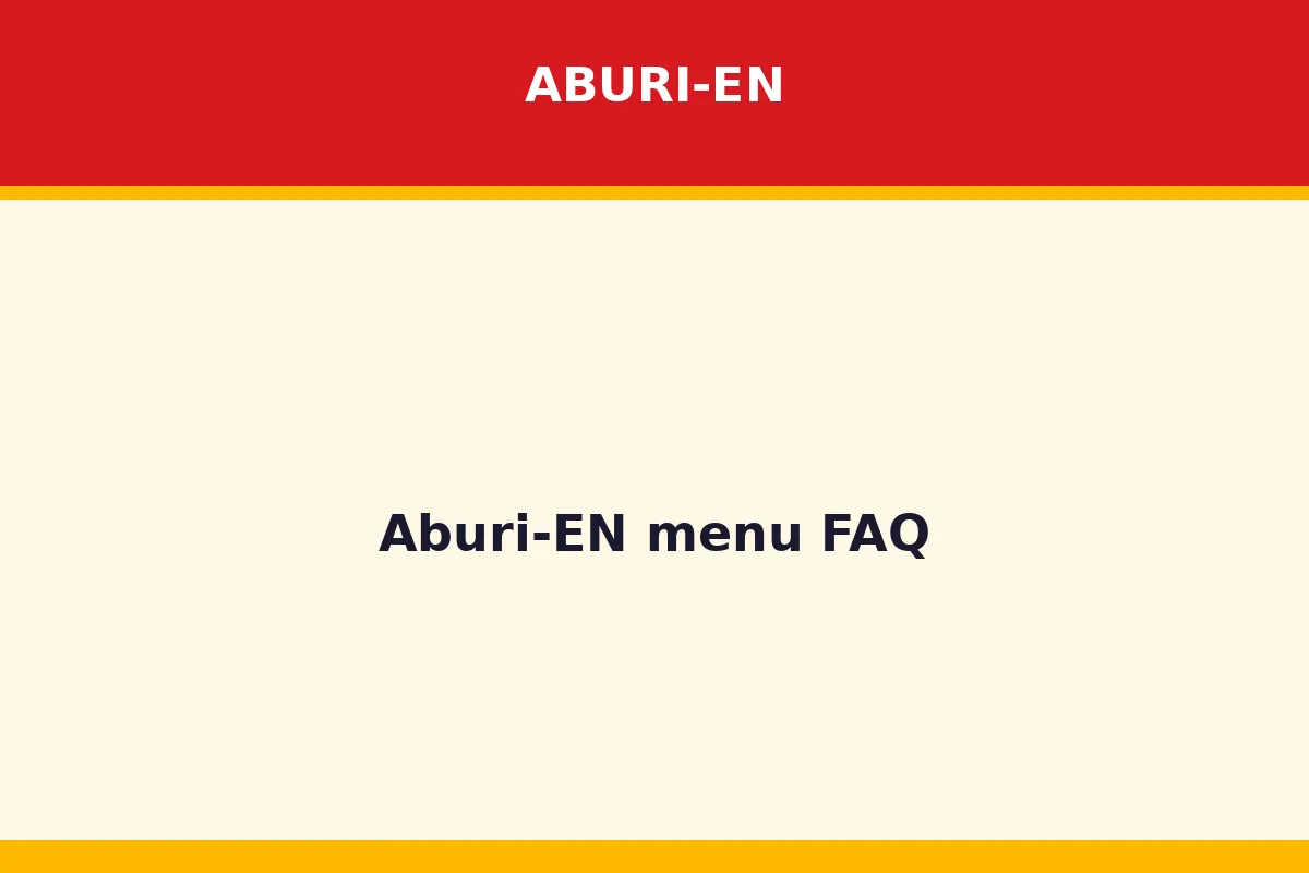 Aburi-EN menu FAQ