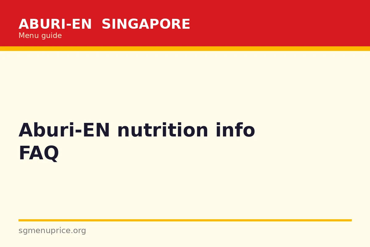 Aburi-EN nutrition info FAQ