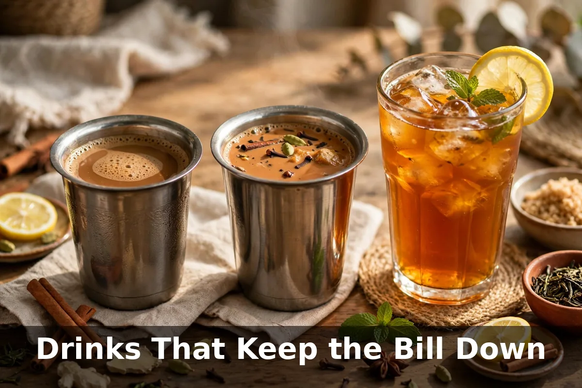 Drinks that keep the bill down