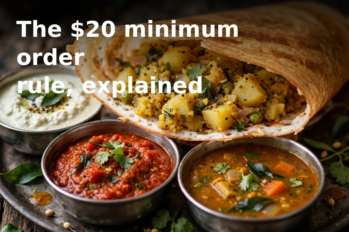 The $20 minimum order rule, explained