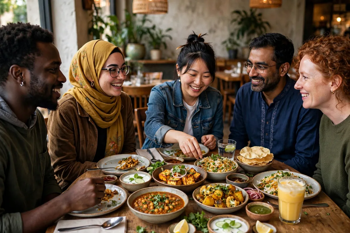 Can Muslim diners eat at Ananda Bhavan?