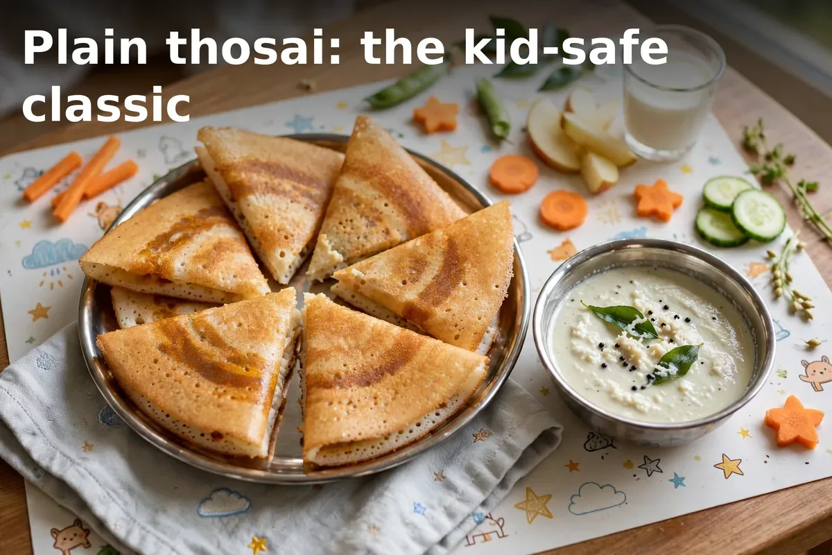 Plain thosai: the kid-safe classic