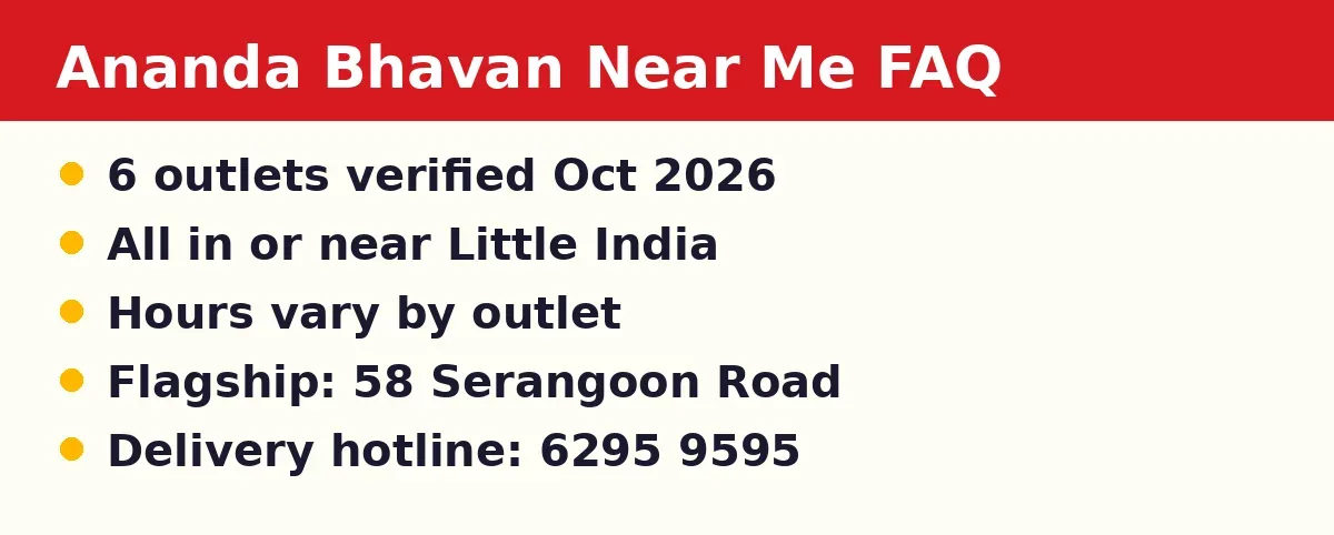 Ananda Bhavan Near Me FAQ