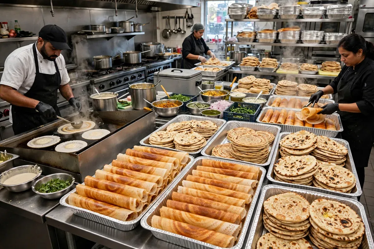 How much does Ananda Bhavan party catering cost per person?