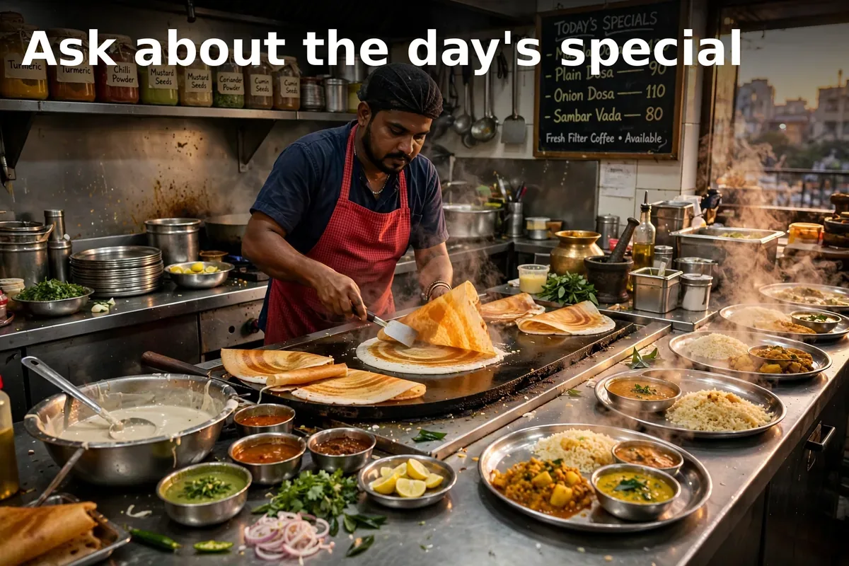 Ask about the day's special