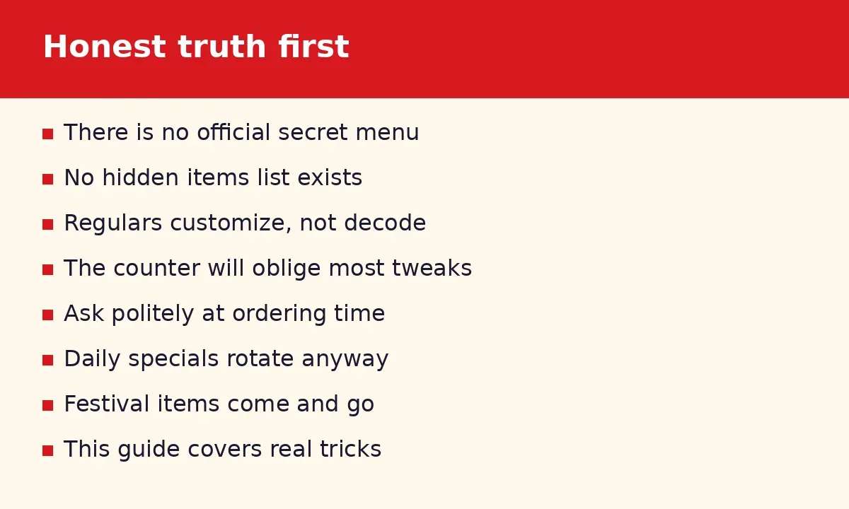 Does Ananda Bhavan have a secret menu?