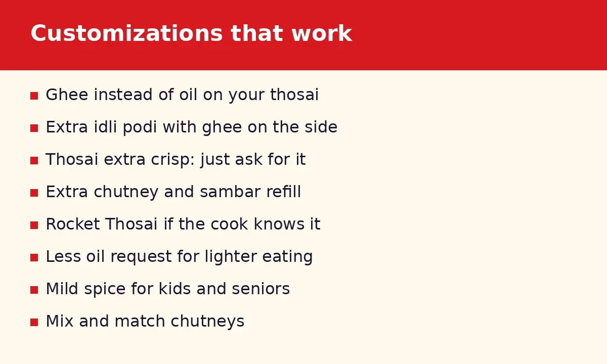 What off-menu customizations can you actually ask for?