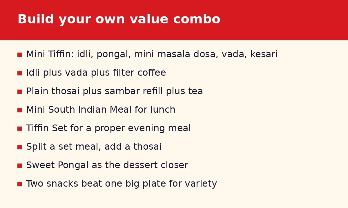How can you build your own value combo?