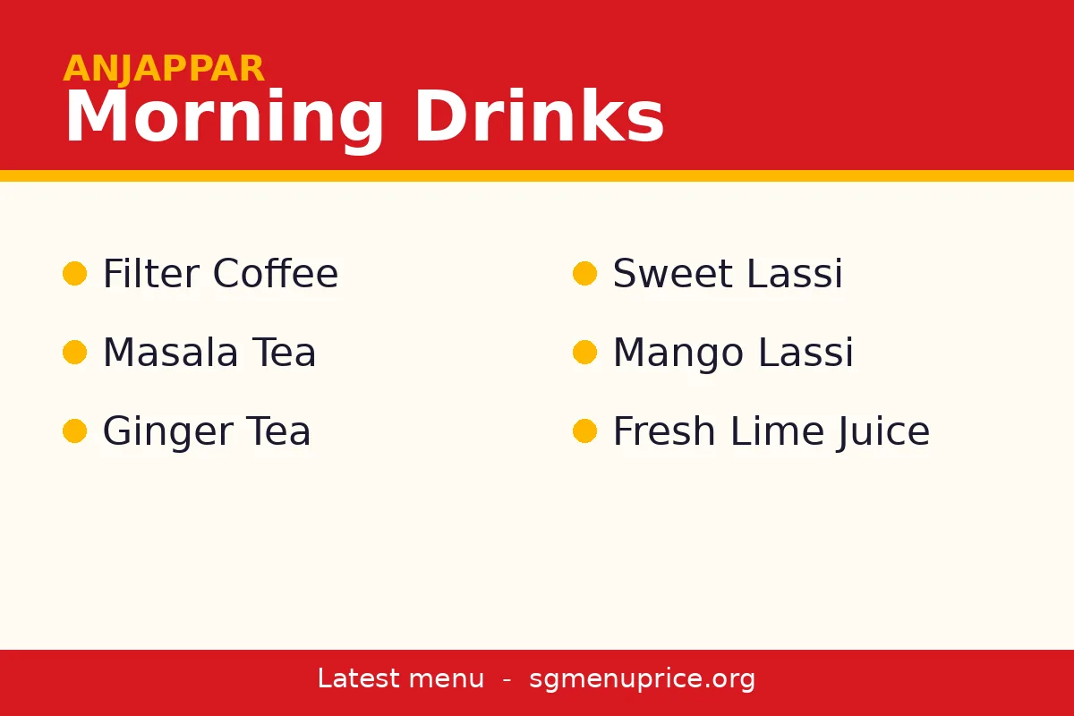 What drinks pair best with a morning tiffin?