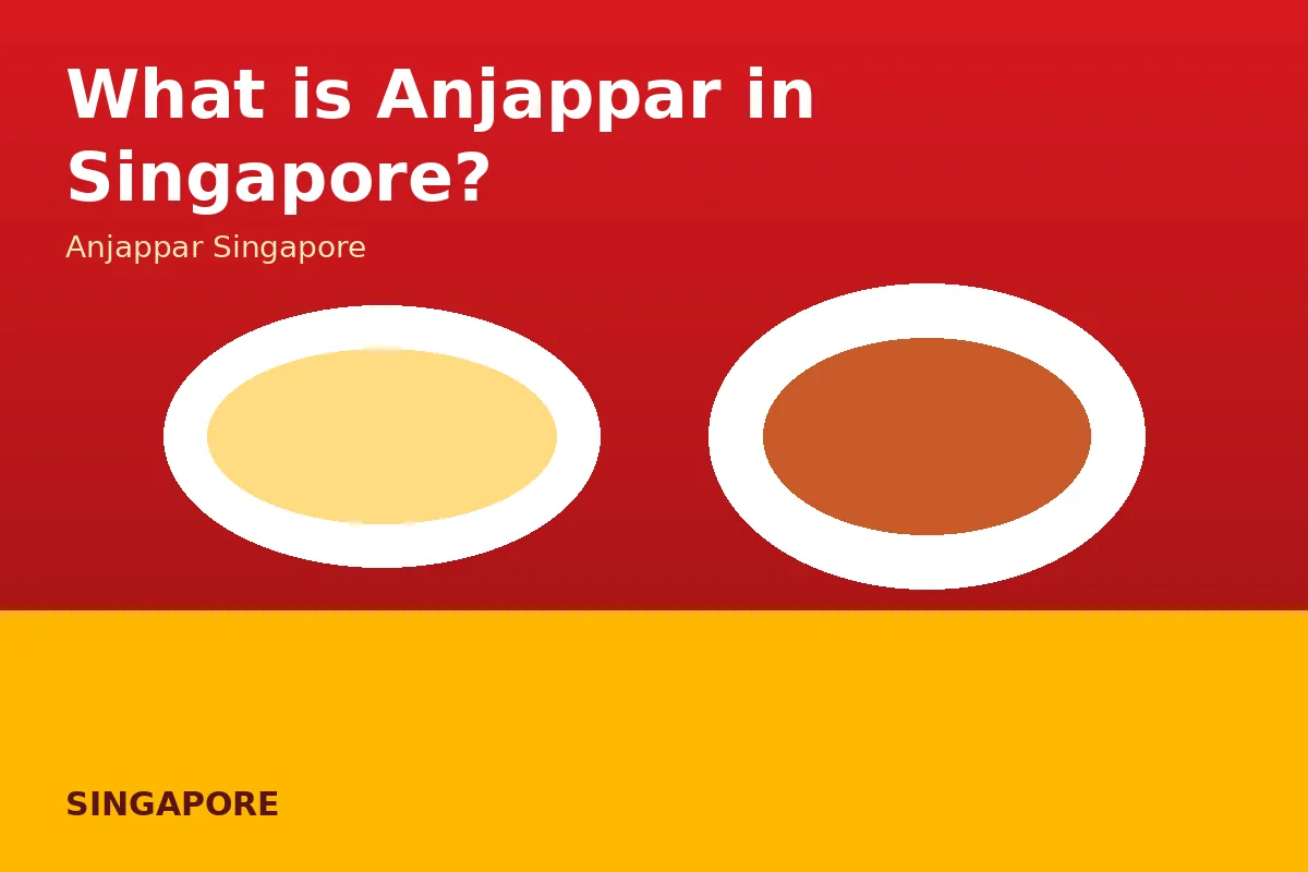 What is Anjappar in Singapore?