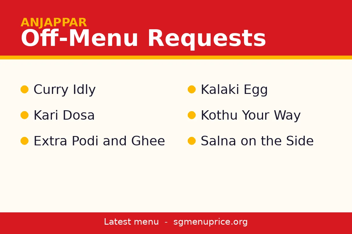 Which off-menu requests can you actually ask for?