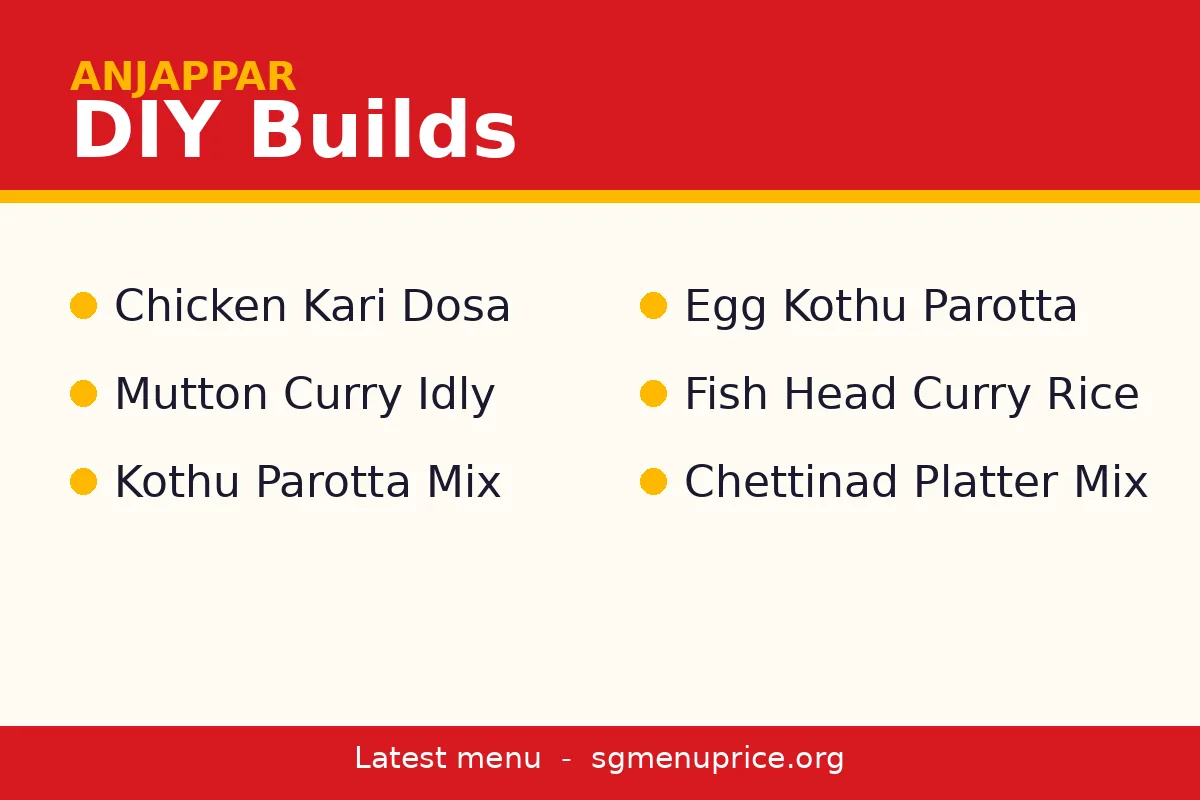 What are the best DIY builds at Anjappar?
