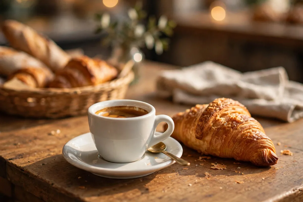 What are the Baker & Cook cheapest items? Espresso and pastry