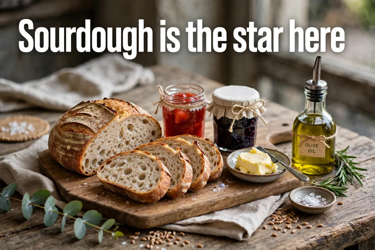 Sourdough is the star here