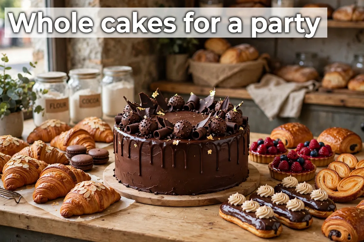 Whole cakes for a party