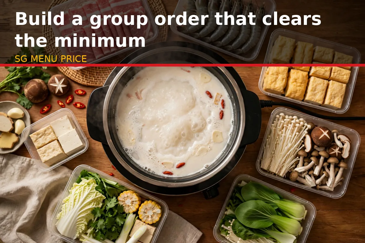 Build a group order that clears the minimum