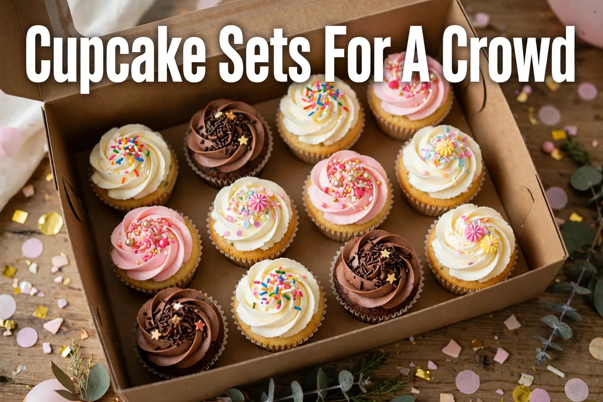 Cupcake sets for a crowd