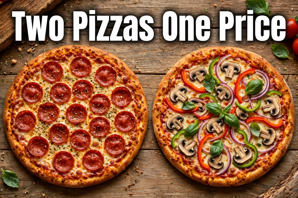 How does the Canadian 241 Pizza menu work?