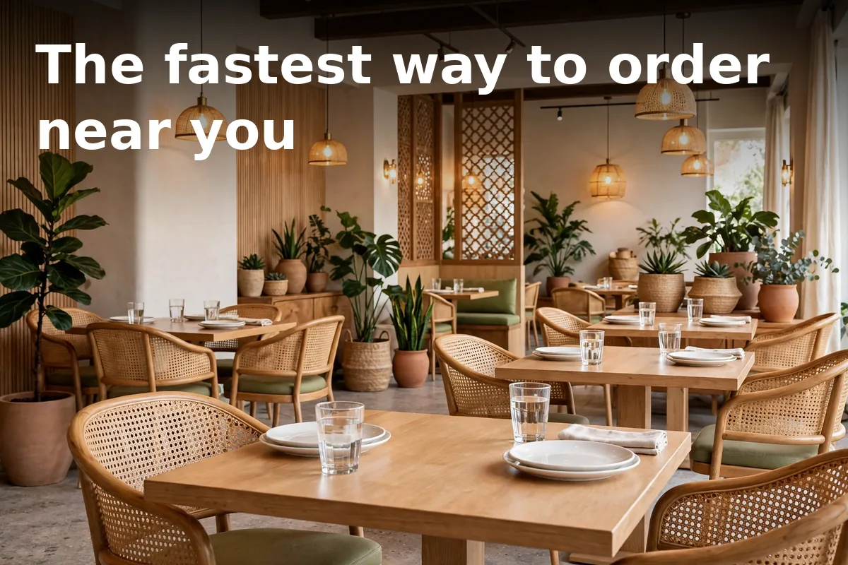 The fastest way to order near you