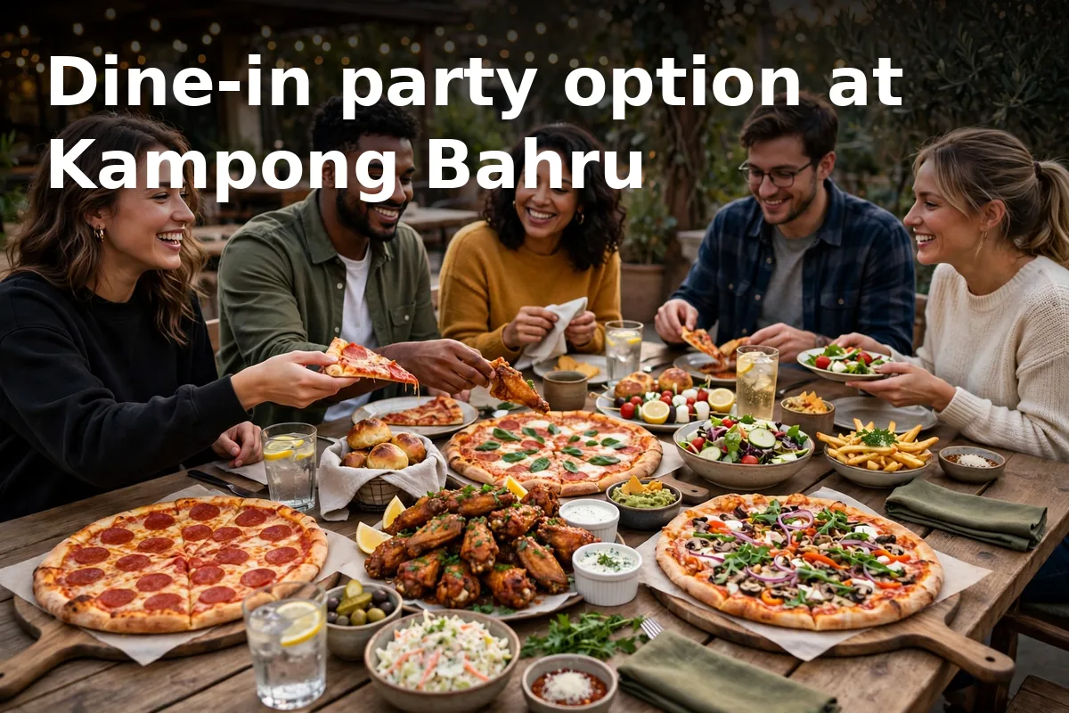 Dine-in party option at Kampong Bahru