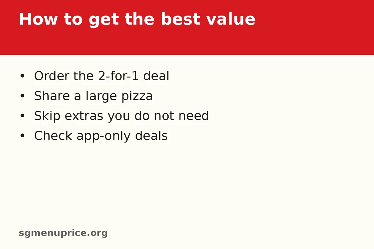 How do you get the best value at Canadian 241 Pizza?