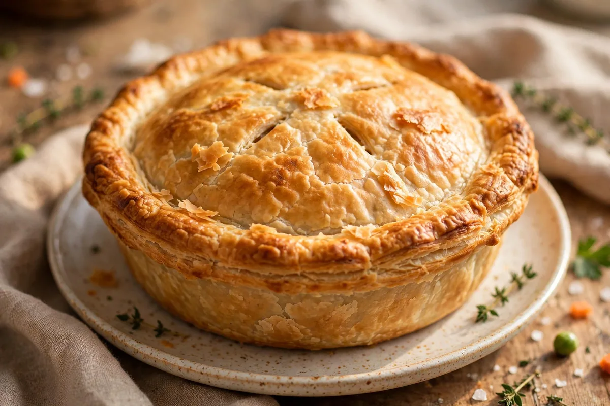 Chicken first, pot pie second