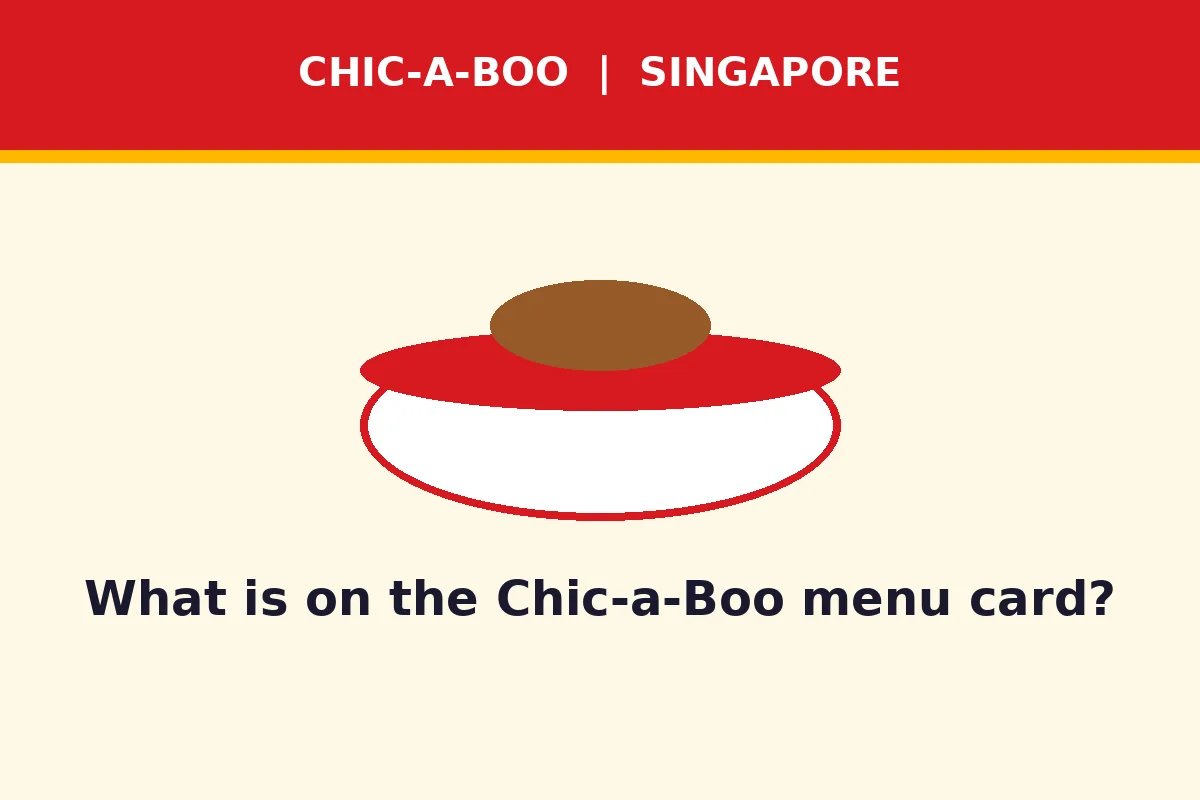What is on the Chic-A-Boo menu card?