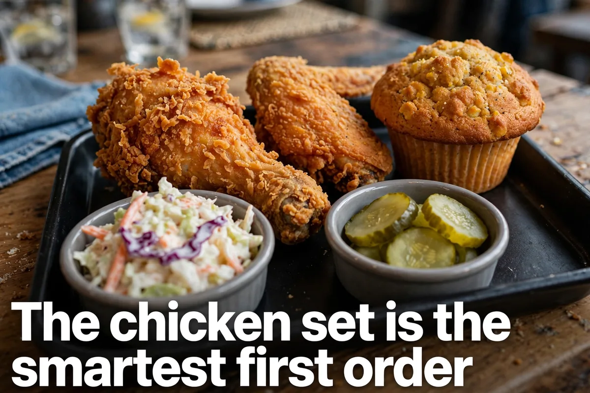 The chicken set is still the smartest first order