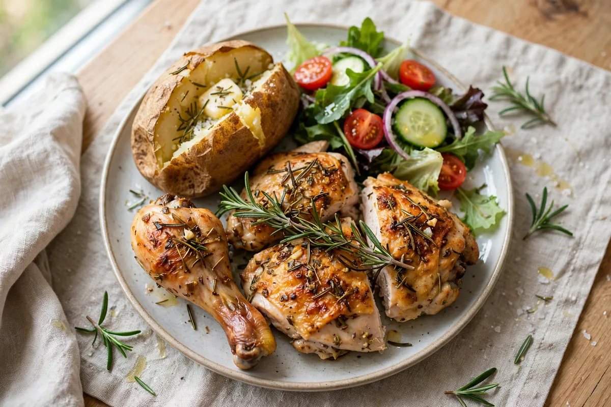 Why is Rosemary Chicken a good late morning pick?