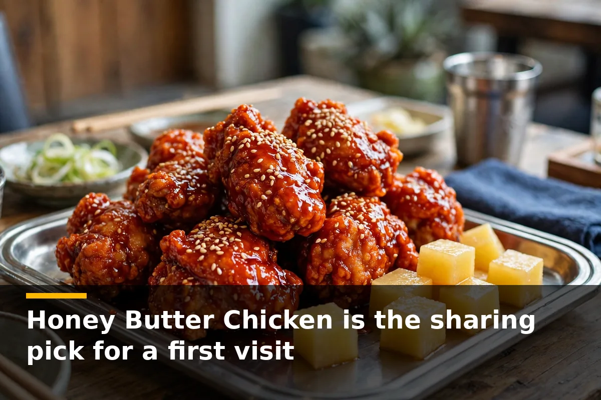 Honey Butter Chicken is the sharing pick for a first visit