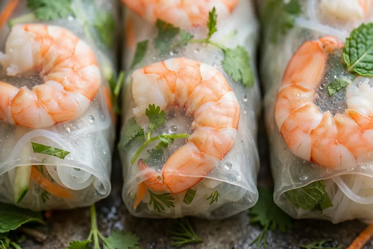 Fresh rolls vs crispy rolls