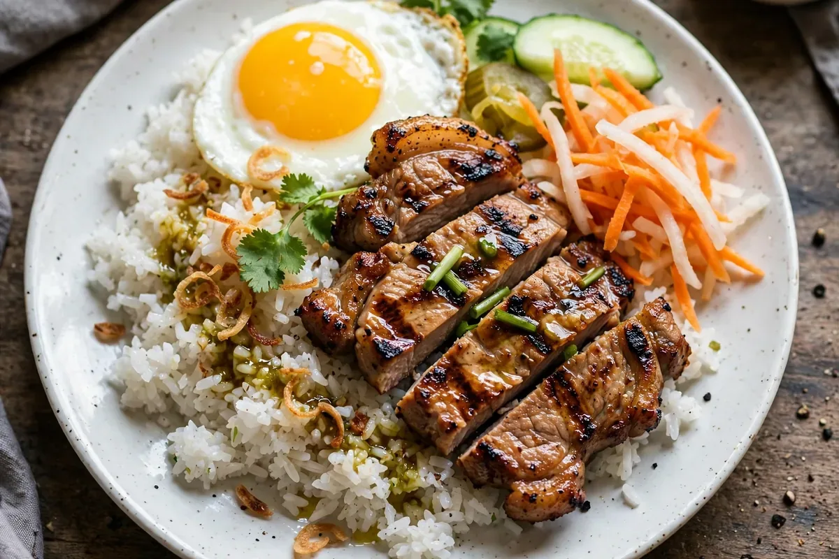 Broken rice and other rice dishes