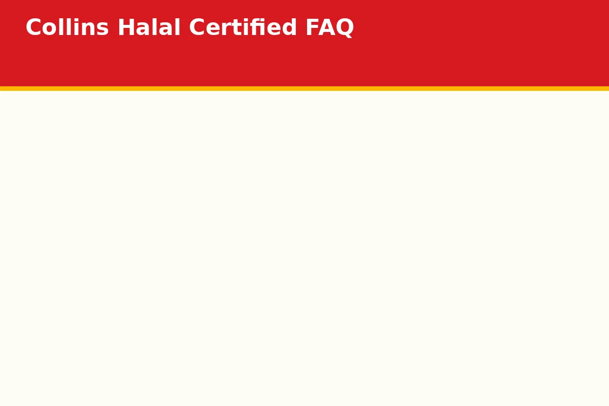 Collins Halal Certified FAQ