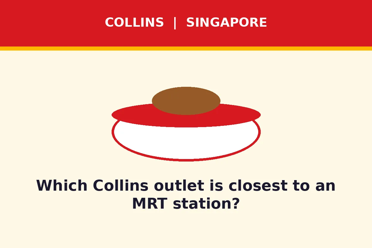 Which Collins outlet is closest to an MRT station?