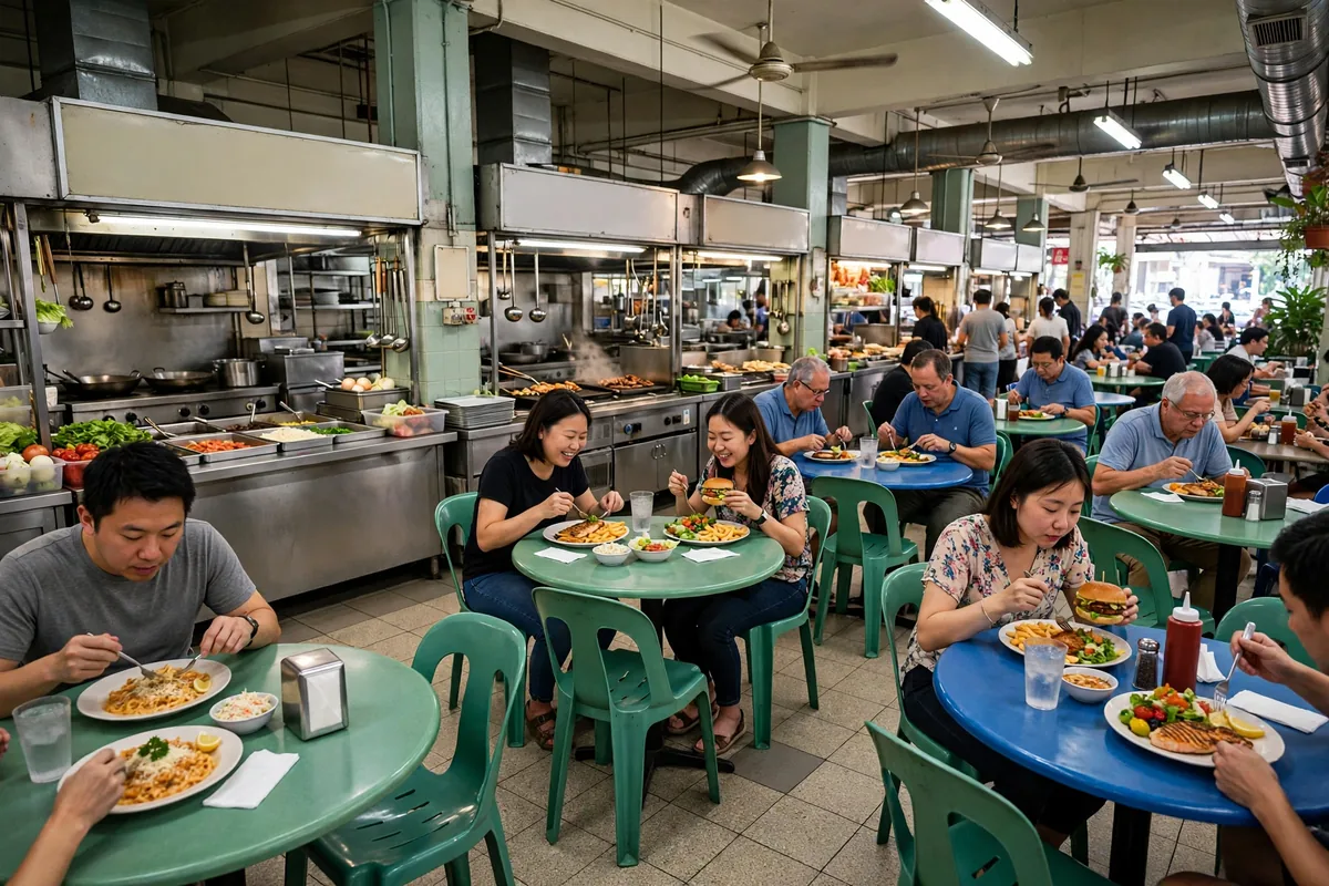Are there hidden dishes at Common Grill stalls?