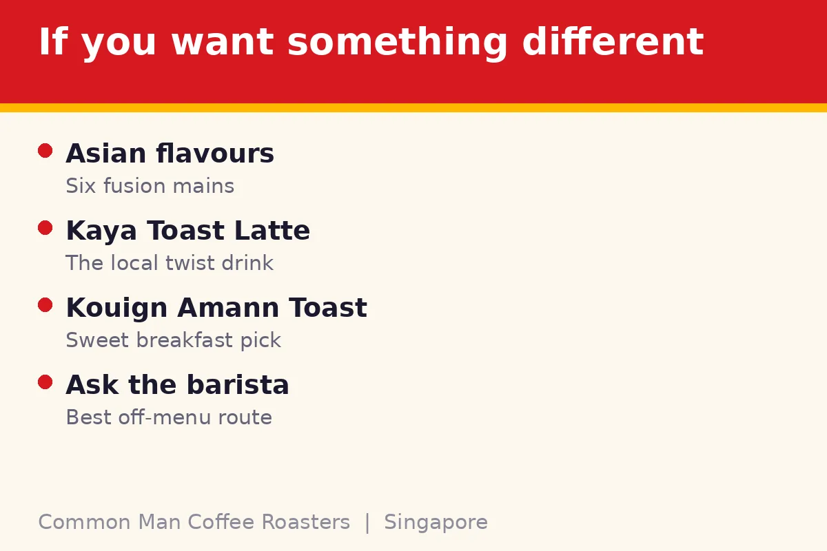 What should you order if you want something different?