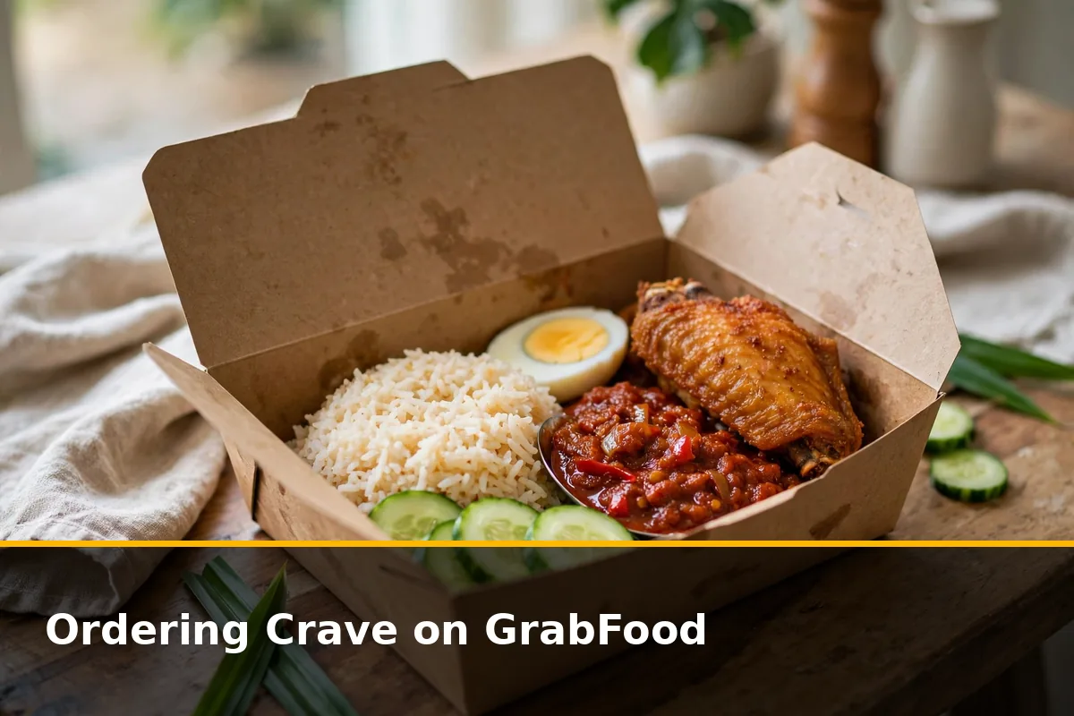 Ordering Crave on GrabFood