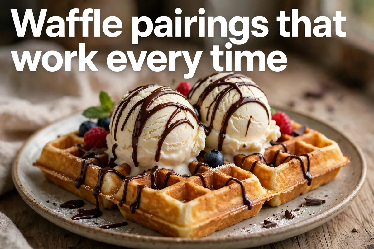 Waffle pairings that work every time