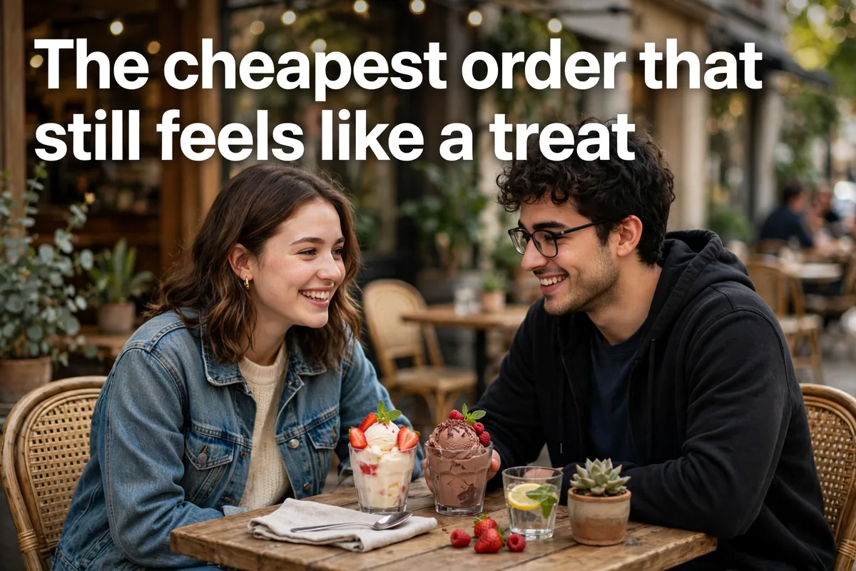 The cheapest order that still feels like a treat