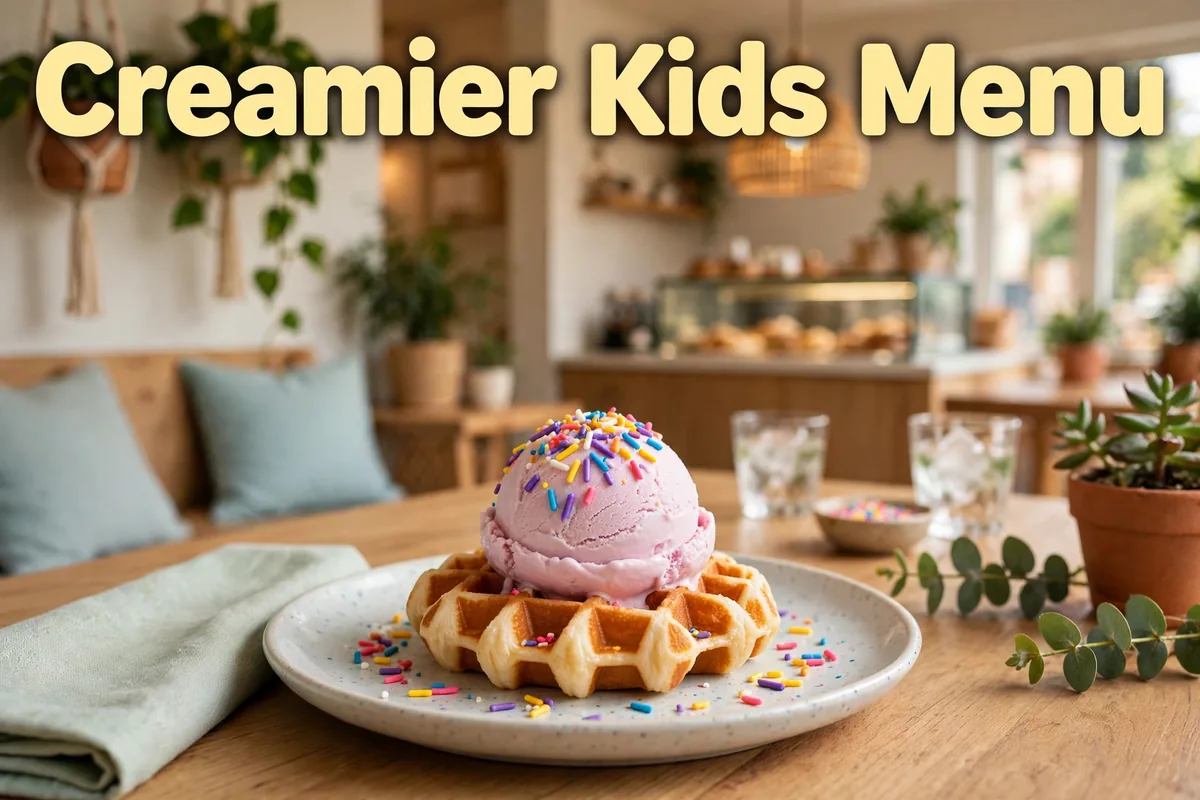 Creamier Kids Menu