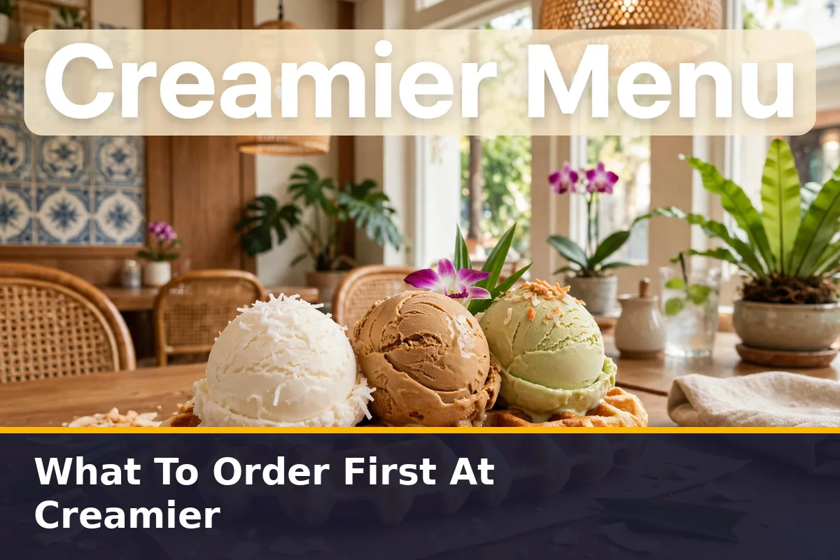 What To Order First At Creamier