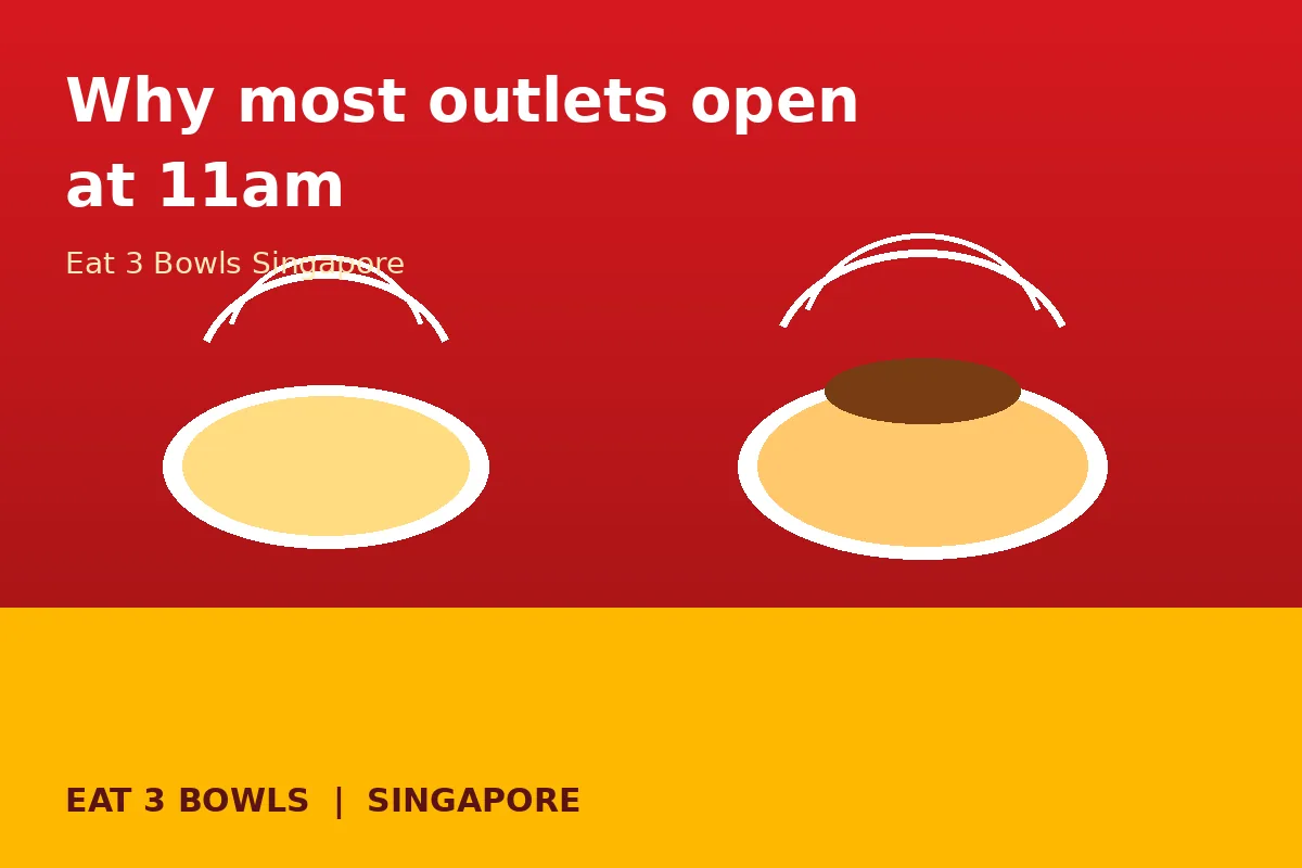 Why most outlets open at 11am