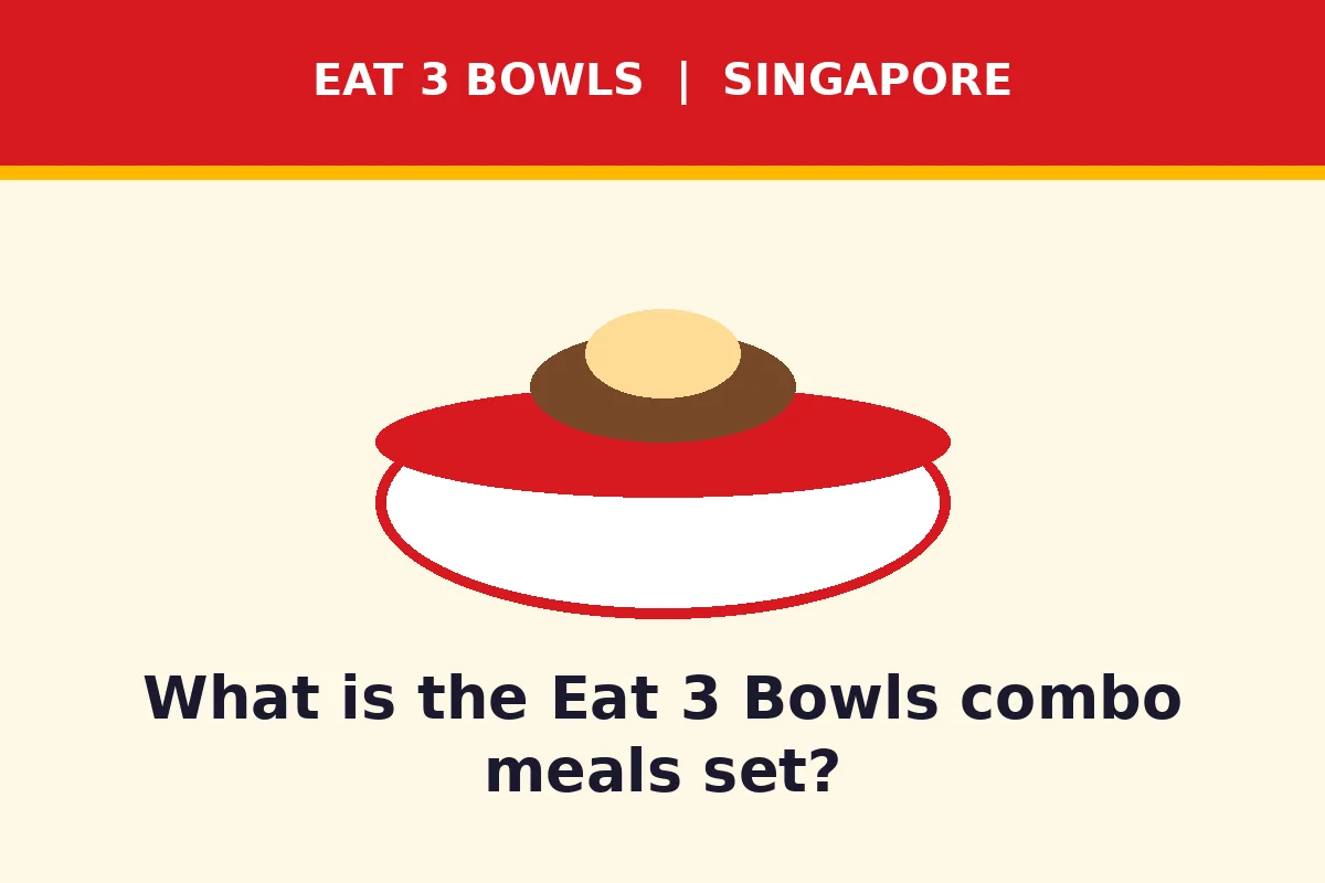 What is the eat 3 bowls combo meals set?