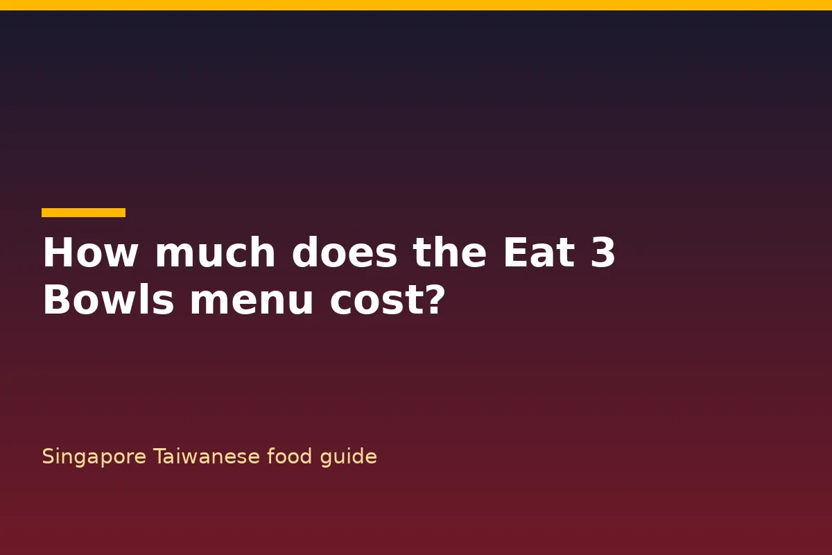 How much does the Eat 3 Bowls menu cost?
