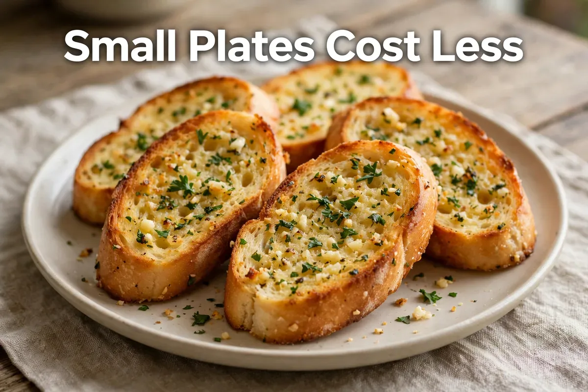 Small Plates Cost Less