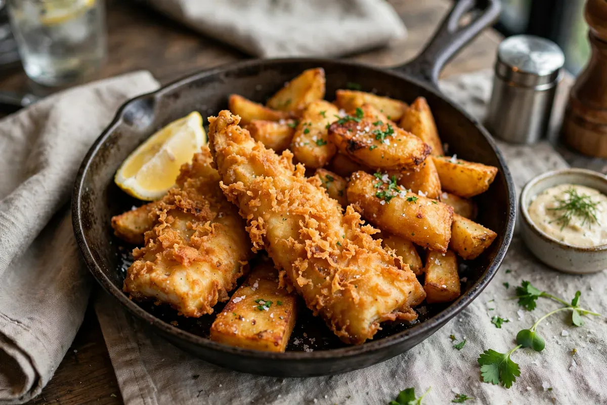 What is on the Fish & Co menu in Singapore?